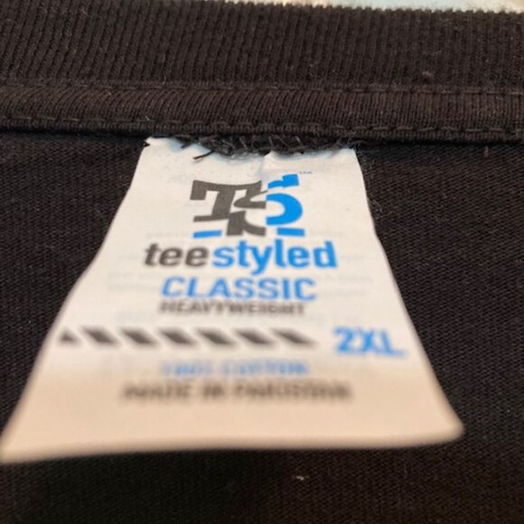 NFL Super Bowl LVIII 49ers vs Chiefs Black Tee NWOT - Picture 3 of 5